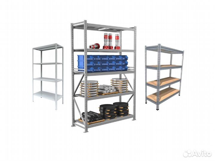 Стеллажи металлические