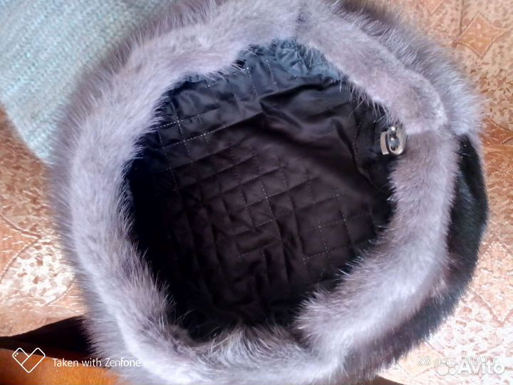 Берет женский норковый