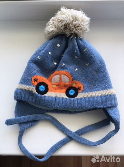 Шапка зимняя детская 2-3 года