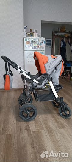 Коляска-трансформер Babyton Pillo OX Grey-Orange