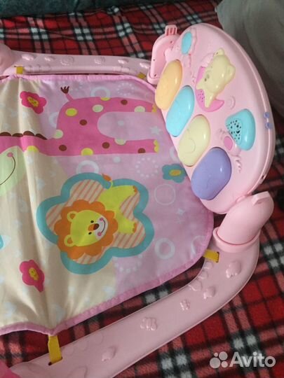 Детский музыкальный развивающий коврик