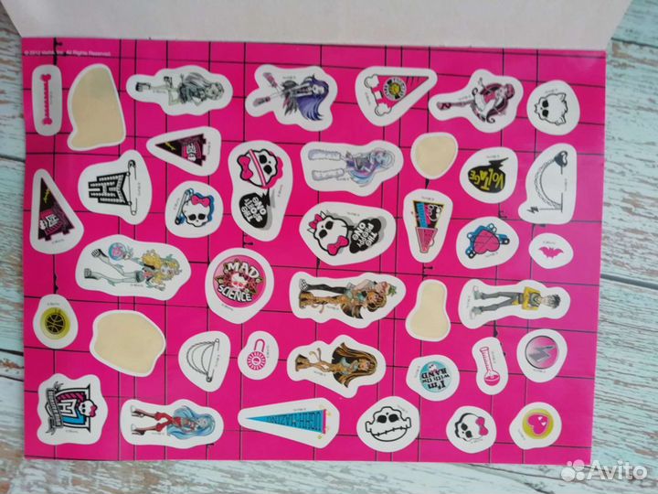 Коллекция наклеек Monster high