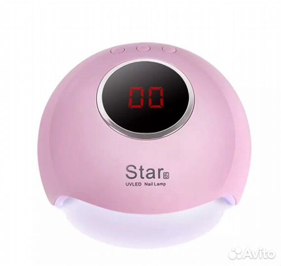 Лампа для маникюра новая+3 гель лака в подарок