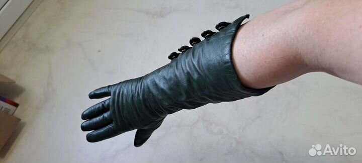 Перчатки женские кожаные 7.5