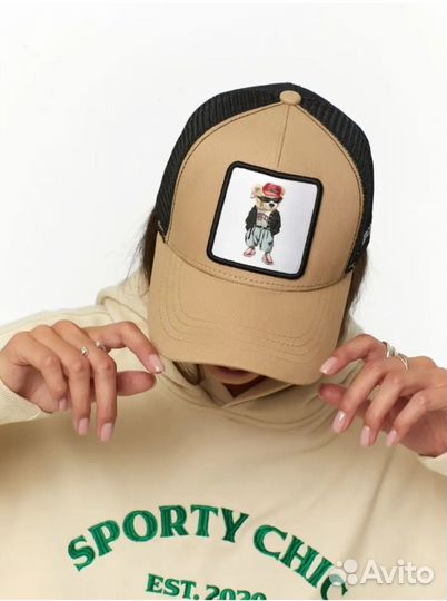 Кепка женская бейсболка с принтом новая