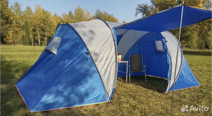Палатка двухкомнатная 4-х местная ly-1699