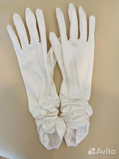 Перчатки свадебные