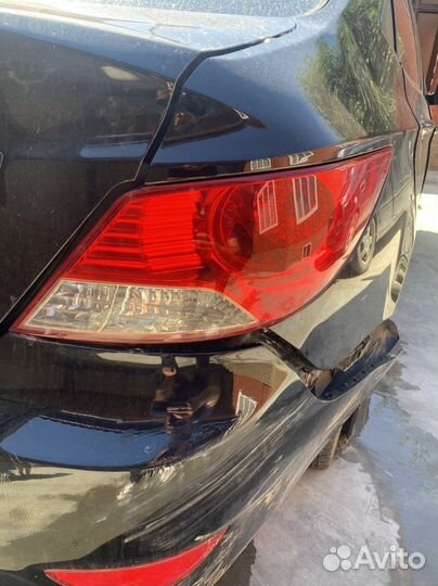 Задние стопы на Hunday Solaris