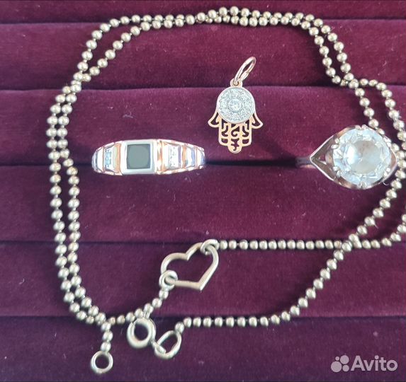 Кольца серебро