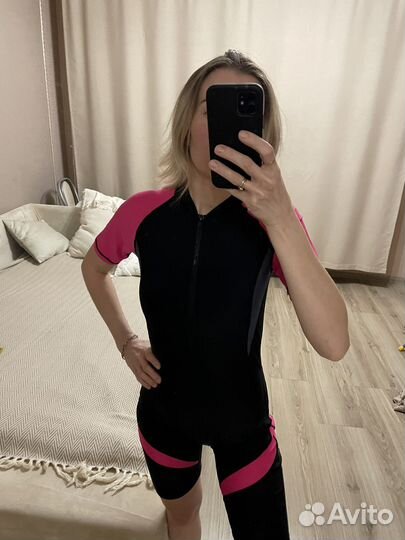 Гидрокостюм женский новый слитный купальник