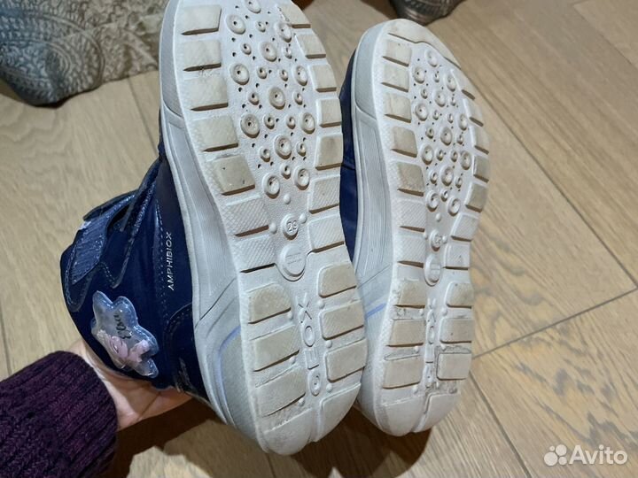 Зимние ботинки для девочки Geox frozen