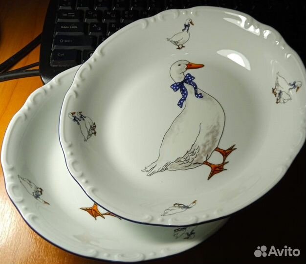 Набор тарелок-салатников19 см Констанция гусичехия