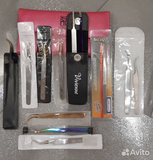 Пинцеты для наращивания ресниц