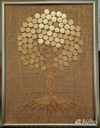 Панно Картина Денежное дерево