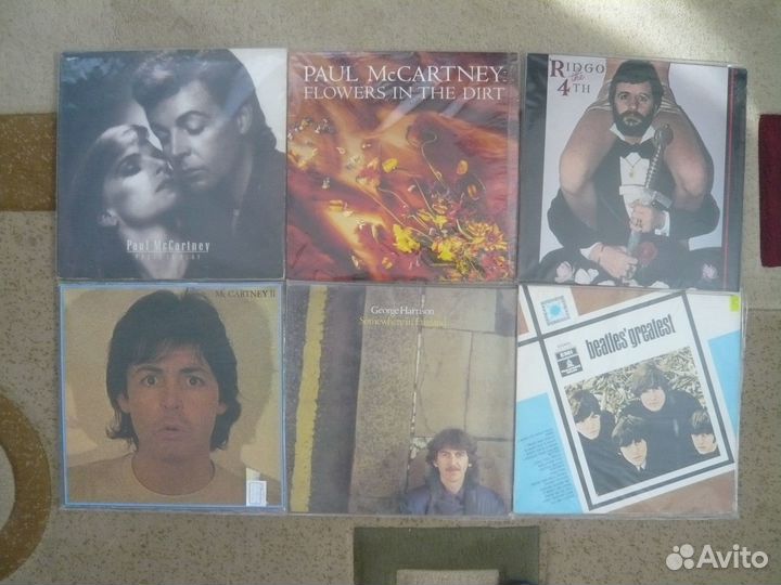 Винил beatles harrison mccartney Starr