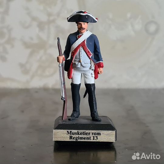 Солдатик мушкетер 13 полка Пруссия