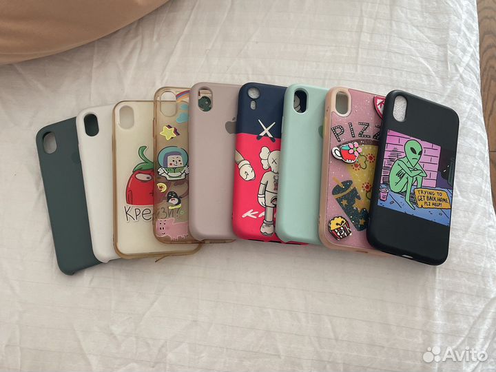 Чехлы на iPhone xr (9 шт)