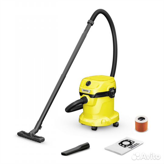 Хозяйственны пылесос Karcher WD 2 plus V-15/4/18/C