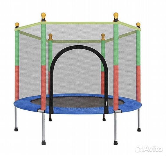 Батут с сеткой для детей
