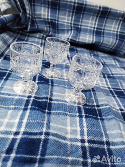 Хрустальные рюмочки СССР