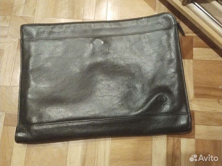 Кожаная папка для документов a4