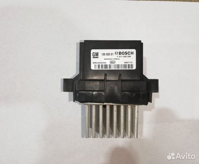 Резистор отопителя Chevrolet Cruze 2009-2016