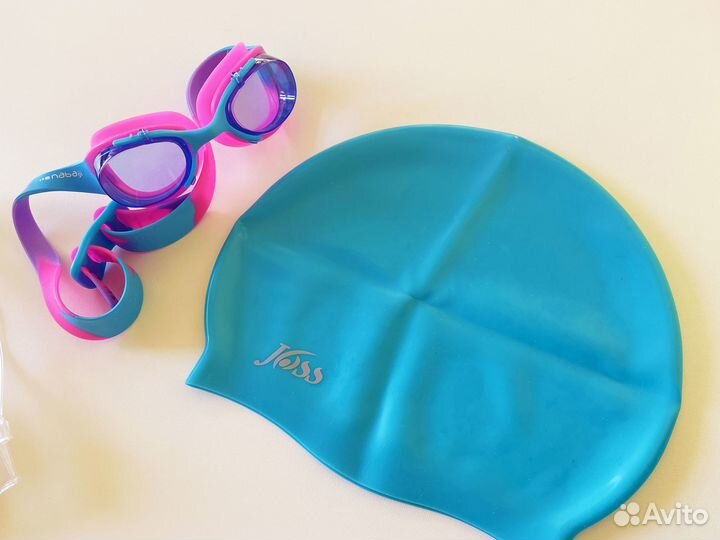 Купальник очки шапочка набор для плаванья