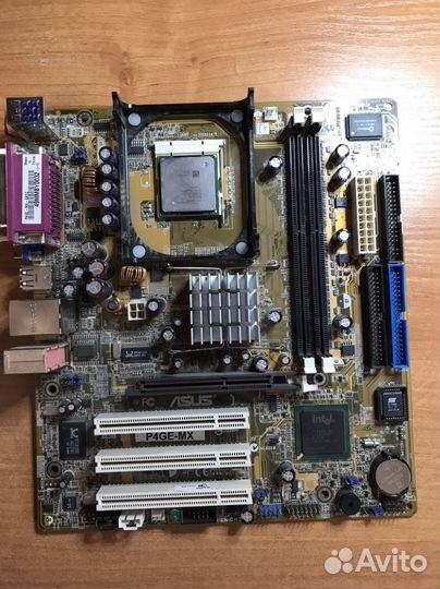 Материнская плата + пентиум 4