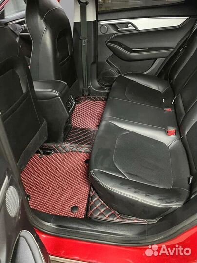 3Д (3D) коврики из экокожи JAC Джак