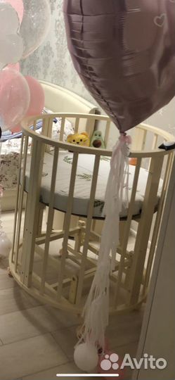 Детская кровать трансформер с маятником