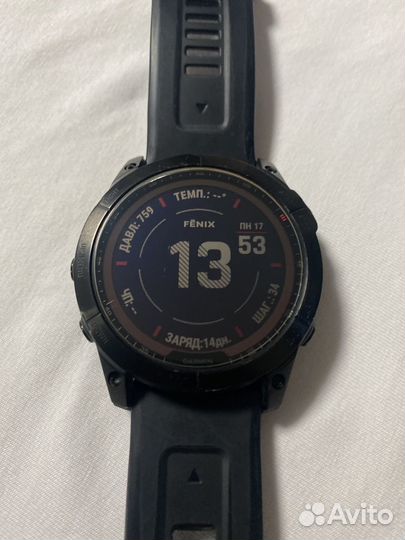 Часы Garmin fenix7X sapphire solar titanium