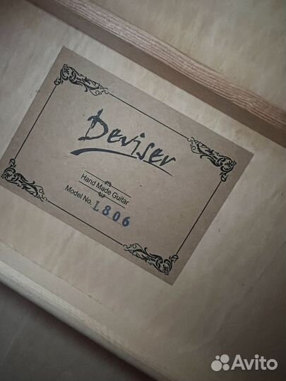 Акустическая гитара deviser L-806