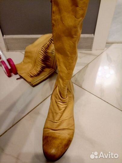 Сапоги женские натуральная кожа
