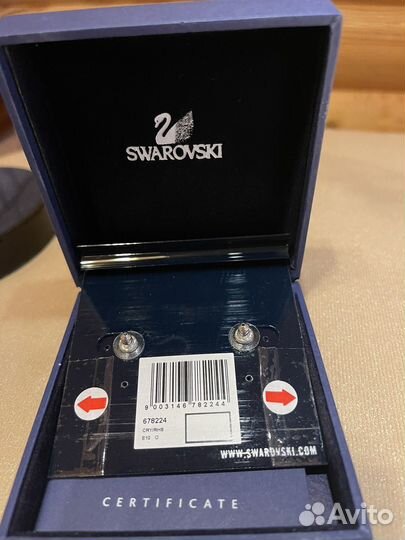 Серьги swarovski