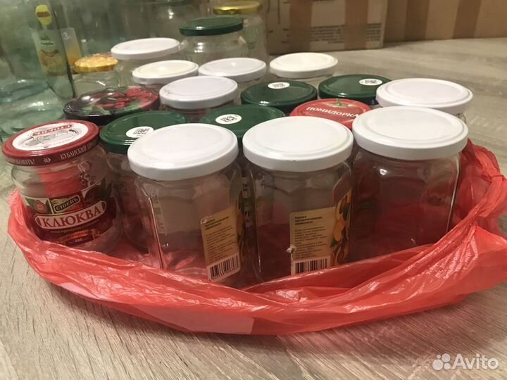 Банка стеклянная 3/0,7/0,5 литра