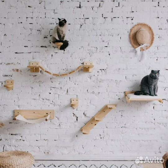 Настенный комплекс для кошек
