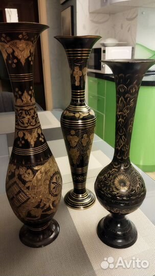 Вазы металлические, СССР