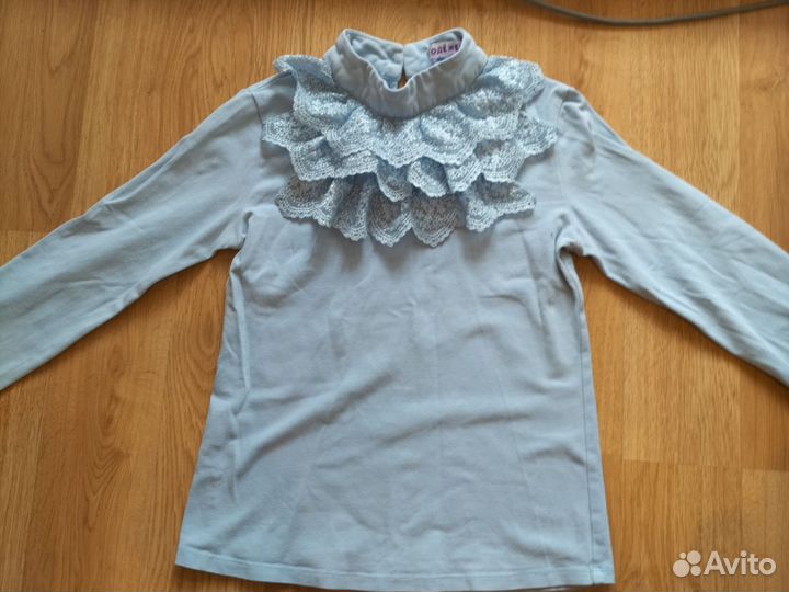 Кружевная блузка детская