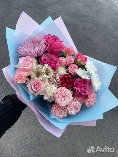 Живые цветы букеты