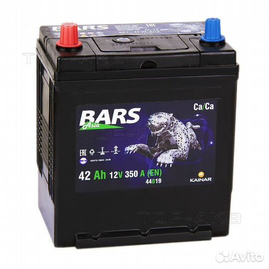 Аккумулятор 6-ст 42 Bars на sity