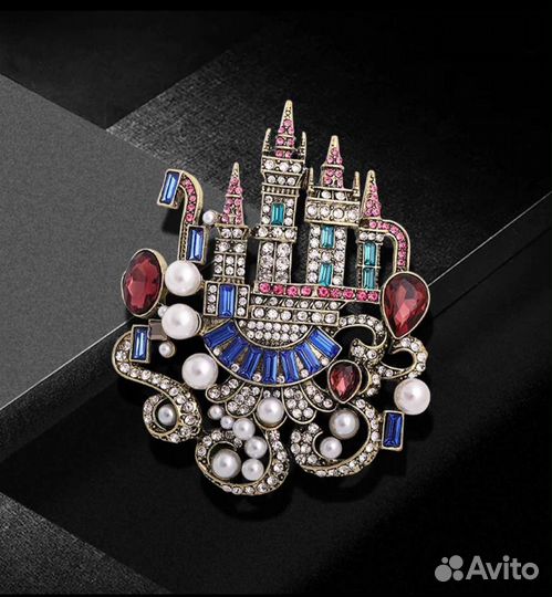 Брошь Райские птички. замок.Новые