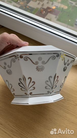 Супница чешский фарфор bohemia
