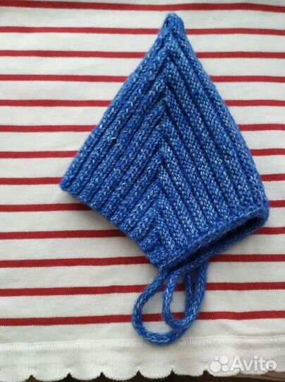 Вязаная шапочка эльфик