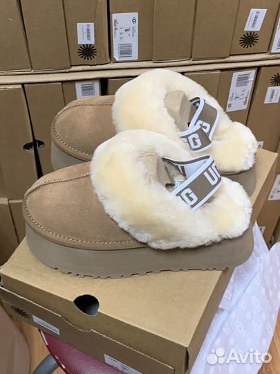 Ugg Funkette Suede Platform Chestnut