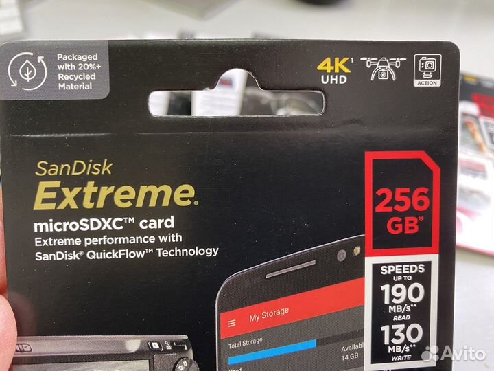 Карта памяти micro sd 256