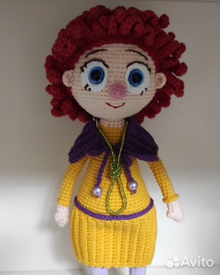 Кукла вязаная. Ручная работа.Вяжу игрушки на заказ