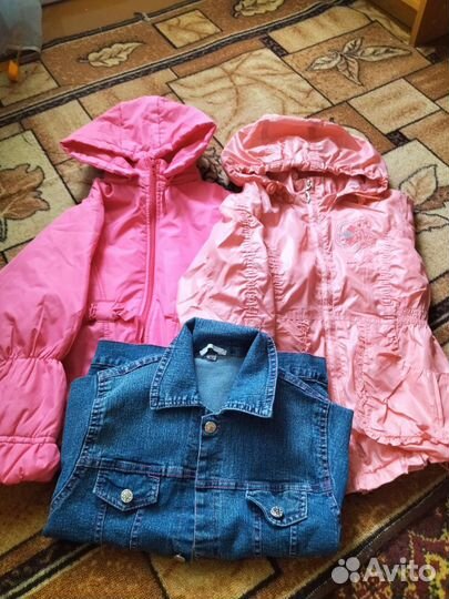 Вещи пакетом для девочки 128 140