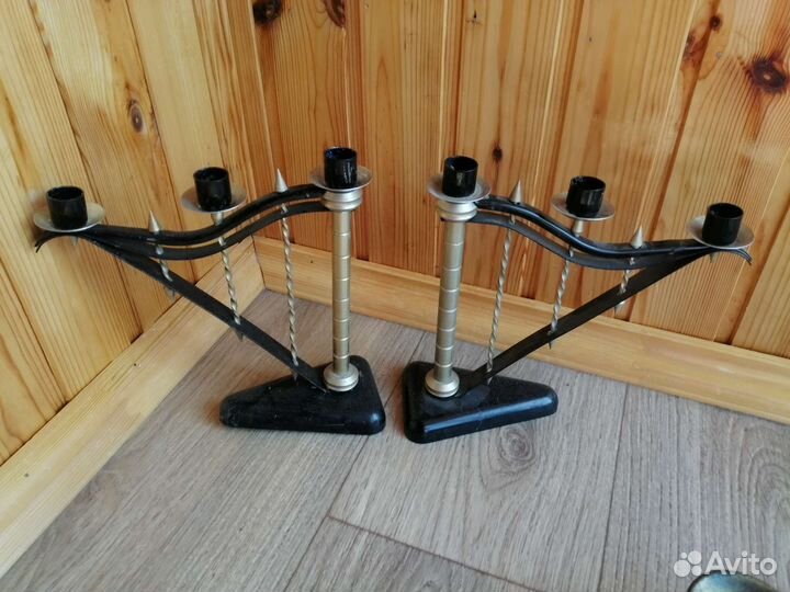 Подсвечники канделябры старинные