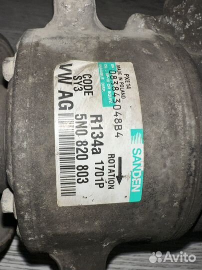 Компрессор кондиционера volkswagen passat b6