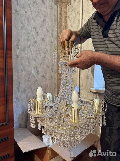 Люстра хрустальная новая Preciosa